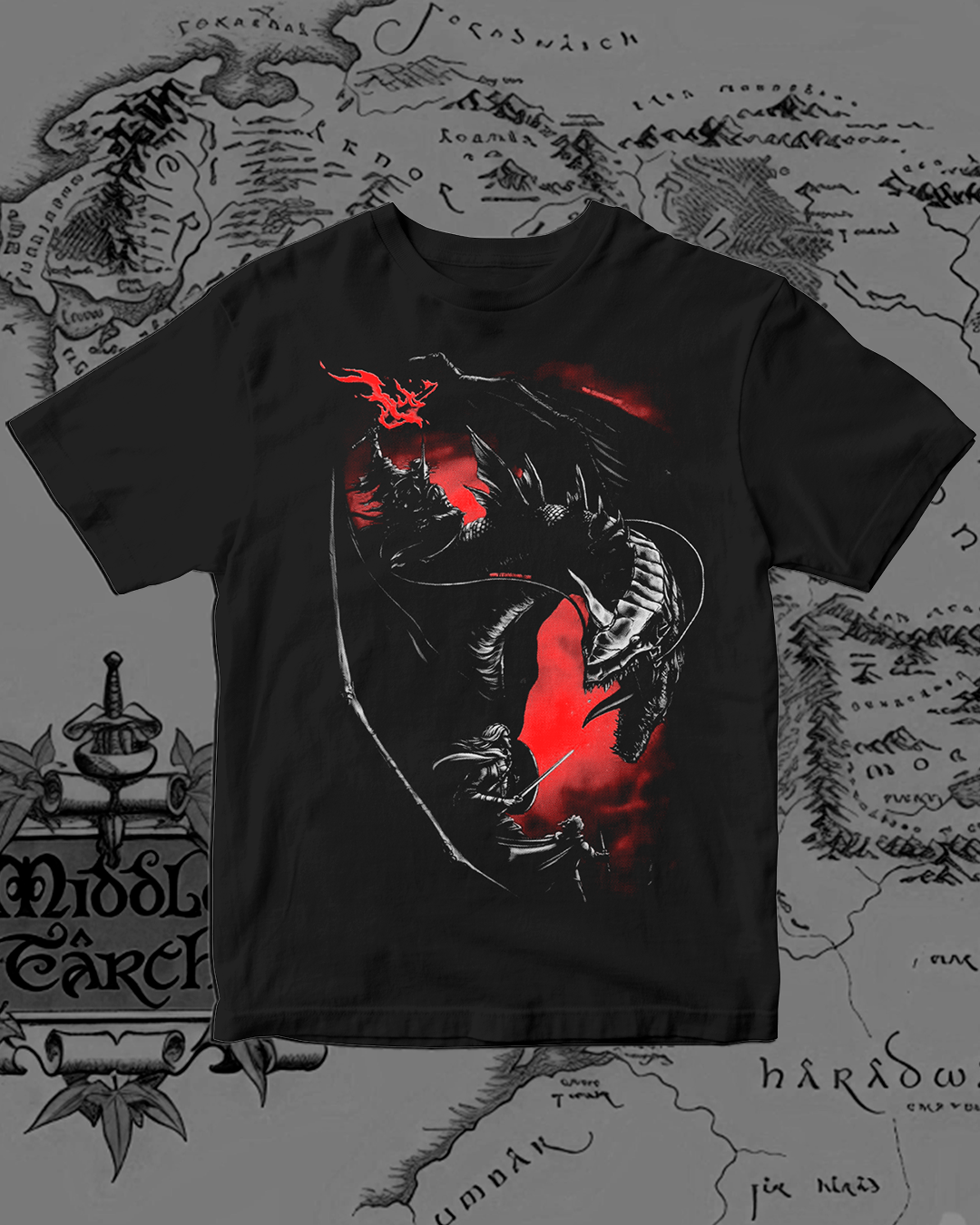 Polera de El Rey Brujo de Angmar, Éowyn y Merry