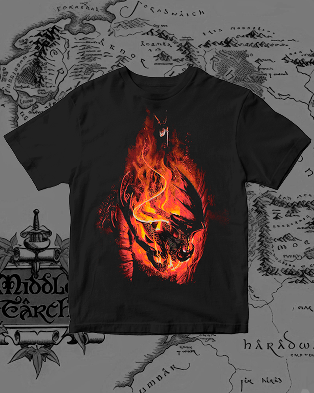 Polera de Ganfalf V/S Balrog