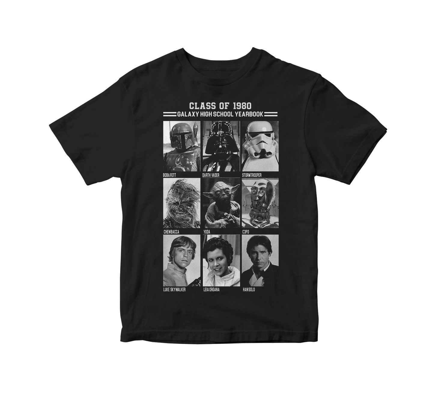 Polera Star Wars generación 1980