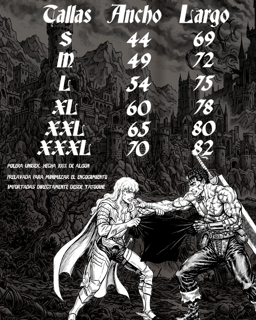 Polera de Berserk